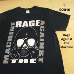 RATMレイジアゲインストザマシーン ガスマスク©2010バンドTシャツ