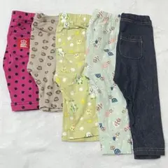 美品　ズボン　パンツ　80cm 90cm 5点セット　まとめ売り