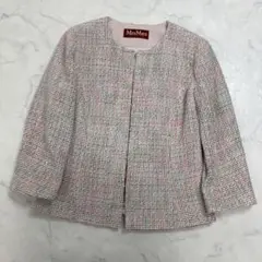 Max Mara STUDIO ノーカラージャケット 36