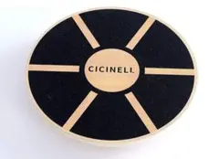CICINELL バランスボード 木製 体幹トレーニング 円形 直径39.5cm