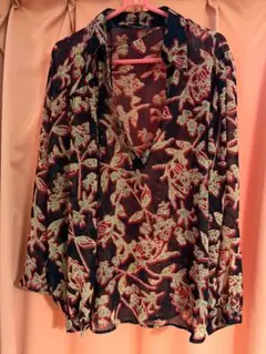 美品 ZARA ブラウス シースルー サイズM