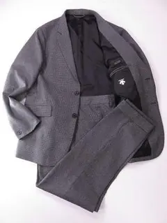【値下げ】DESCENTE　デサント　シングルスーツ　ストレッチ　グレー　L