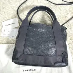 ✨超美品✨BALENCIAGA カバスXS 2wayハンドバッグ レザー グレー