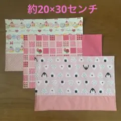 NO.135 ☆ハンドメイドランチョンマット　20×30 3枚