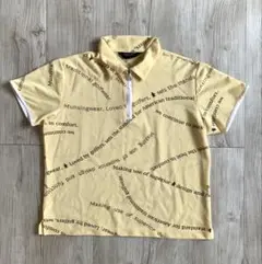 Munsingwear イエローポロシャツ L