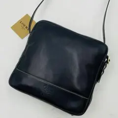 幻の逸品✨極美品 LOEWE ショルダーバック アナグラム ダークネイビー