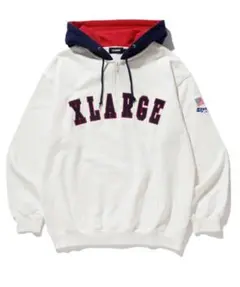 XLARGE HALF ZIP HOODED SWEA