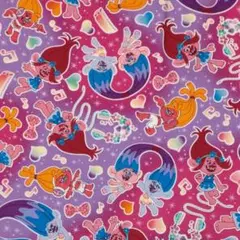 ドリームワークス社　トロールズ　オックス　ピンク＆パープル系　1メートル