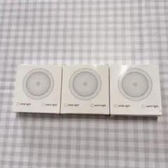 人感センサーライト LED ３個セット 電池式 室内 屋内 簡単取り付け 小型