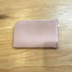 薄くて軽いコンパクトな財布 10枚カードポケット ローズピンク スクイーズ