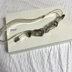 TOGA ダブルバックルクリアベルト