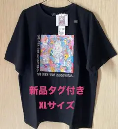 ユニクロ ポップマート ラブブTシャツ 新品 XL 黒 モンスターズ UT