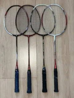 バドミントンラケット 4本セット