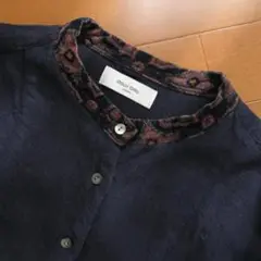doux bleu 衿コーデュロイワンピース【2305】