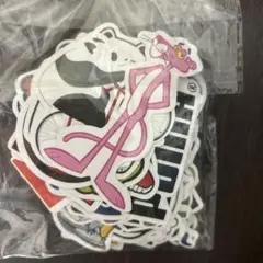 ピンクパンサーとパンダ ステッカーセット