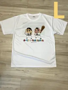 ソフトバンクホークス　 クレヨンしんちゃんコラボTシャツ　Lサイズ