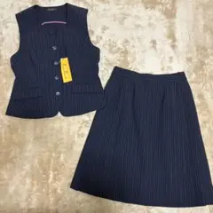 未使用 ＊ Pieds Brid 事務服 ベスト スカート 上下セット スーツ