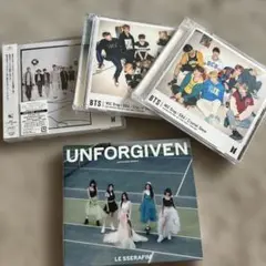 BTS & LE SSERAFIM CDセット