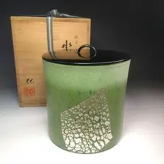イ225 水指『平井　依』『硝子ガラス　水指　共箱』茶道具 2025年最新】水指 茶道具 ガラスの人気アイテム - メルカリ