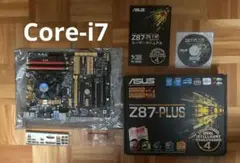 マザーボード ( ASUS ) +CPU (i7)+メモリ+クーラーのセット
