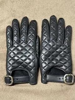 CHROME HEARTS クロムハーツ レザーグローブ ホースシューロゴ