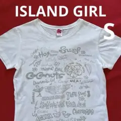 値下げ【ISLAND GIRL】グアム フレンチスリーブ T シャツ S サイズ