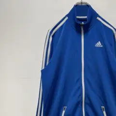 adidas アディダス ジャージ トラックジャケット 刺繍ロゴ 古着