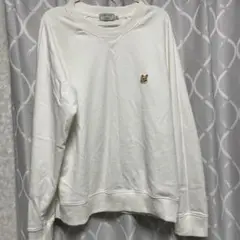 MAISON KITSUNÉ ホワイト スウェット M
