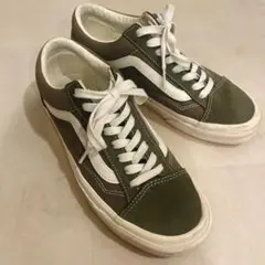 VANS Old Skool オリーブグリーン スニーカー