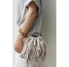 アパルトモン　グッドグリーフ　Fringe mini Bag