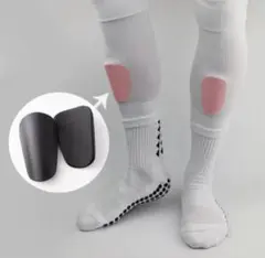 【XS】ミニシンガード　すね当て　レガース　サッカー　黒