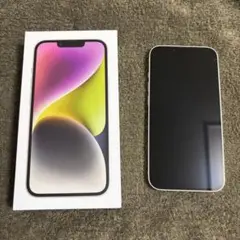 美品　iPhone 14 128GB スターライト 箱付き