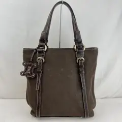 CELINE セリーヌ トートバッグ キャンバス ブラウン レディース ブランド