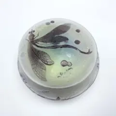 歳末セール 超希少 美術館級 エミールガレ 蜻蛉紋様蓋物 Emile Galle