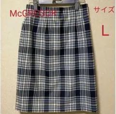 McGREGOR　チェック　タイトスカート