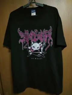 蜘蛛子 Tシャツ ブラック XLサイズ 「蜘蛛ですが、なにか?」