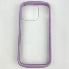 【残り1点】　iPhone14Pro 耐衝撃 パープル シンプル お洒落 高透明