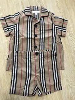 BURBERRY ストライプ ブラウス　パンツ　セット 4y
