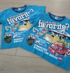 トミカ　光るパジャマ　トップスのみ　2枚