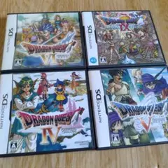 【DS】ドラゴンクエストIV·V·VI·IX ソフト4本セット まとめ売り