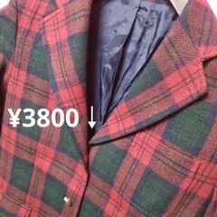 160【期間限定♥】即発送ラルフローレン　ジャケットチェック¥3800 ↓