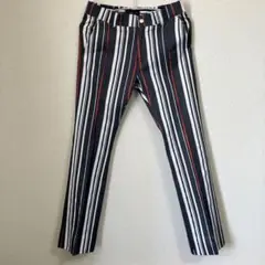 （K25523）Sub Seventy ゴルフパンツ L ストライプ柄