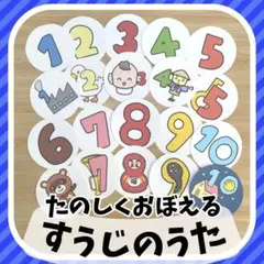 すうじのうた　スケッチブック・マグネット・パネルシアター　ペープサート