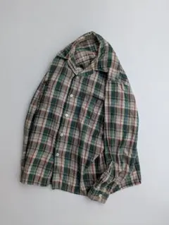 カラーリング 60's golden key open collar shirt