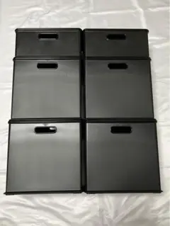 サンカ　インボックス　squ+　S　2個　SD　4個　フタ　6個　ブラック