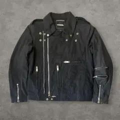 NEIGHBORHOOD 2002 ブラック コットン　ダブルライダース L