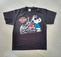 ハーレー snoopy バイク Tシャツ