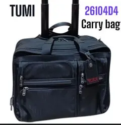 TUMI トゥミ 26104D4 キャリーバッグ 3気室 ナイロン ブラック 2025年最新】26104D4の人気アイテム - メルカリ