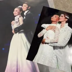 元宝塚歌劇 宙組 朝夏まなと&実咲凜音 舞台写真2枚