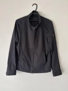 【美品】Loungelizard ブラックナイロンジャケット　M (フードなし)